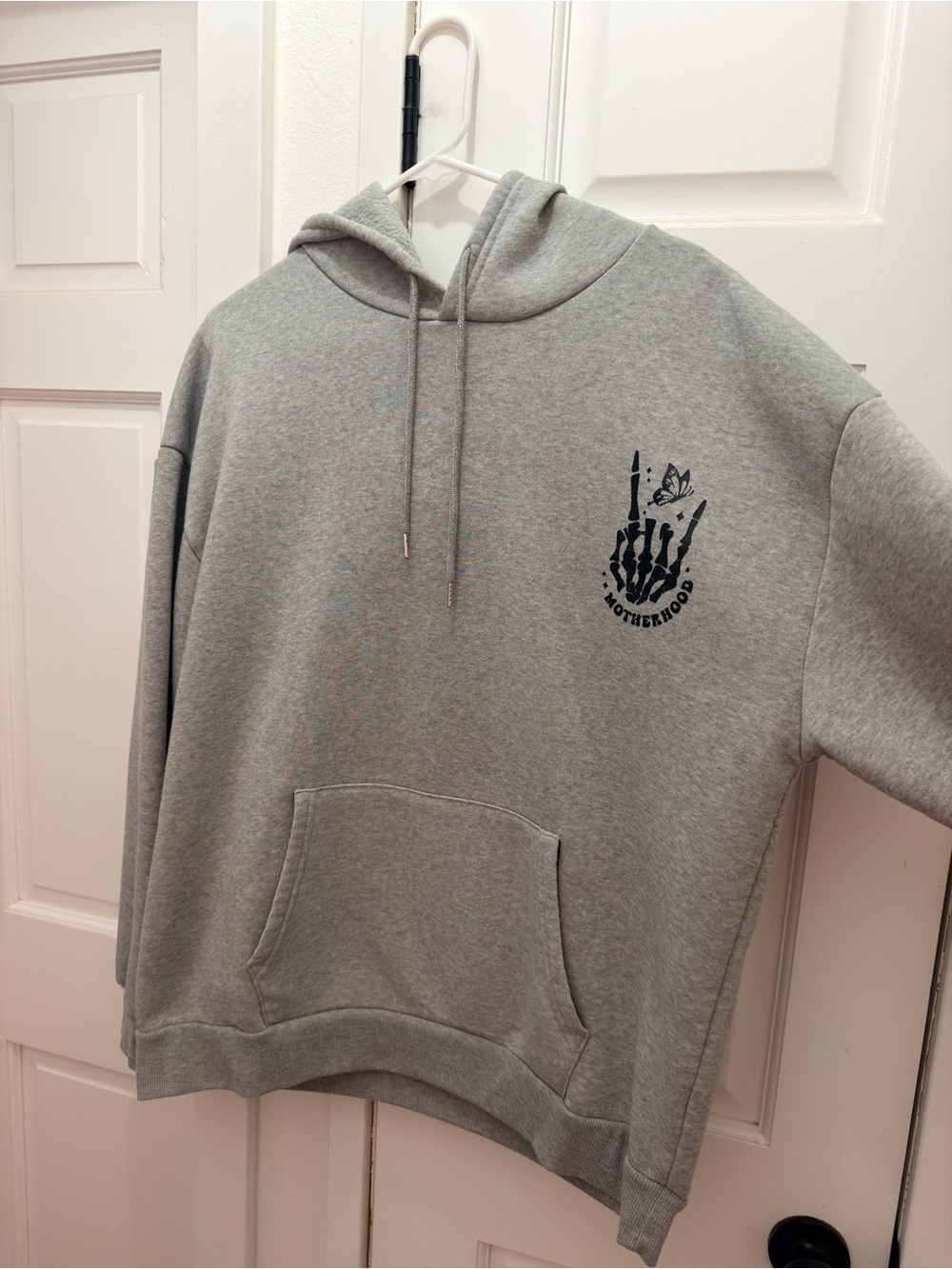 Grey Hoodie for Moms